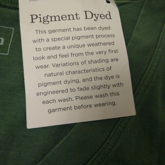 LL Bean T-Shirt Men's Long Sleeve Green Size 2X - Picture 7 of 7